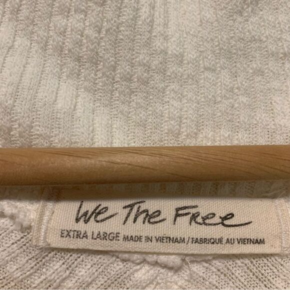 Free People Cream Tunic Sweater - Picture 3 of 8